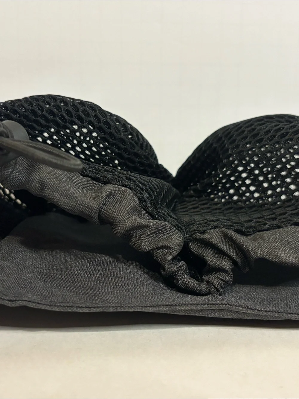 Black Mesh Pocket Organizer for Home Storage